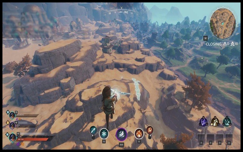 Phép thuật bay giúp người chơi có tầm nhìn bao quát trong Spellbreak